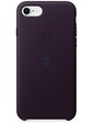 Apple iPhone 7/8 Leather Case - Dark Aubergine MQHD2