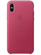 Apple iPhone X Leather Case Pink Fuchsia (MQTJ2)