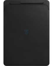 Apple Leather Sleeve for 12.9 iPad Pro - Black (MQ0U2) фото 1093215558