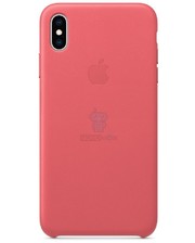 Apple iPhone XS Max Leather Case - Peony Pink (MTEX2) фото 4100152699