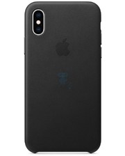 Apple iPhone XS Leather Case - Black (MRWM2) фото 1889437585