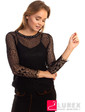  Блуза из французского кружева Zeza Fashion - черный цвет, S/M (есть размеры)