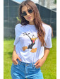  Популярная футболка с Даффи Дак LUREX - белый цвет, L (есть размеры)