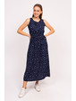  Длинное летнее платье LUREX - синий цвет, S (есть размеры)
