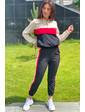  Трендовый спортивный костюм худи и джогеры YARE - бежевый цвет, 40р (есть размеры)