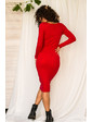  Соблазнительное облегающее платье M.B.21 - красный цвет, S/M (есть размеры)