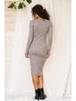 Соблазнительное облегающее платье M.B.21 - серый цвет, S/M (есть размеры)