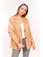  Классический женский пиджак M collection - коричневый цвет, M (есть размеры)