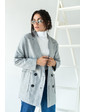  Оригинальный двубортный пиджак Clew - серый цвет, S (есть размеры)