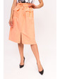  Стильная юбка с накладными карманами LUREX - персиковый цвет, M (есть размеры)