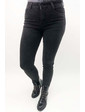  Стрейчевые черные джинсы с высокой посадкой Rong JoJo - черный цвет, 30р (есть размеры)