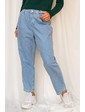  Трендовые джинсы бананы LUREX - голубой цвет, 30р (есть размеры)