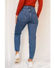  Классические mom джинсы Crep - джинс цвет, 27р (есть размеры) фото 4072151122
