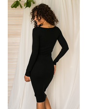  Соблазнительное облегающее платье M.B.21 - черный цвет, S/M (есть размеры) фото 1265306712