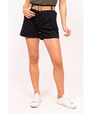  Молодежные короткие шорты LUREX - черный цвет, S (есть размеры) фото 2161803984