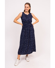  Длинное летнее платье LUREX - синий цвет, S (есть размеры) фото 192328555