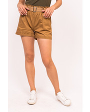  Молодежные короткие шорты LUREX - кофейный цвет, M (есть размеры) фото 2080865438