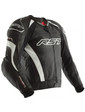 RST Tractech Evo 3 CE Leather Jacket Black-White 52