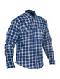 OXFORD Kickback Shirt Checker Blue-White M