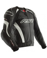 RST Tractech Evo 3 CE Leather Jacket Black-White 52 фото 3006408816