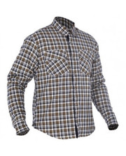 OXFORD Kickback Shirt Checker Khaki-White L фото 2526100685