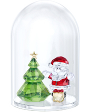 Swarovski BELL JAR - CHRISTMAS TREE & SANTA 5403170 фото 1289899576
