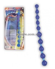  Анальные шарики на цепочке «Jumbo thai» синие фото 378510389