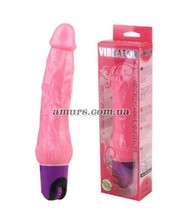 Вибратор «Multi-speed vibrator jelly, Pink» фото 2580169882