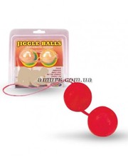  Красные вагинальные шарики «Jiggle» фото 3584359034