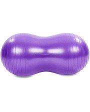  Мяч для фитнеса Арахис (фитбол) сатин 45смх90см FI-7135 Фиолетовый фото 2936113585