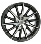 WSP Italy W254 7x17/4x98 D58.1 ET39 Anthracite Polished
