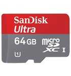 SanDisk Ultra microSDXC Class 10 UHS Class 1 64GB + SD adapter