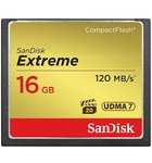 SanDisk Extreme CompactFlash 120MB/s 16GB