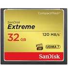 SanDisk Extreme CompactFlash 120MB/s 32GB