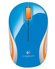 Logitech Wireless Mini Mouse M187 Blue-Orange USB фото 1098061564
