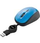 Trust Yvi Retractable Mouse Blue USB
