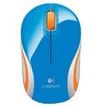 Logitech Wireless Mini Mouse M187 Blue-Orange USB