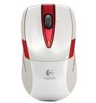 Logitech Wireless Mouse M525 White-Red USB